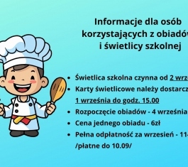 Informacje dla osób korzystających z obiadów świetlicy szkolnej! (1)
